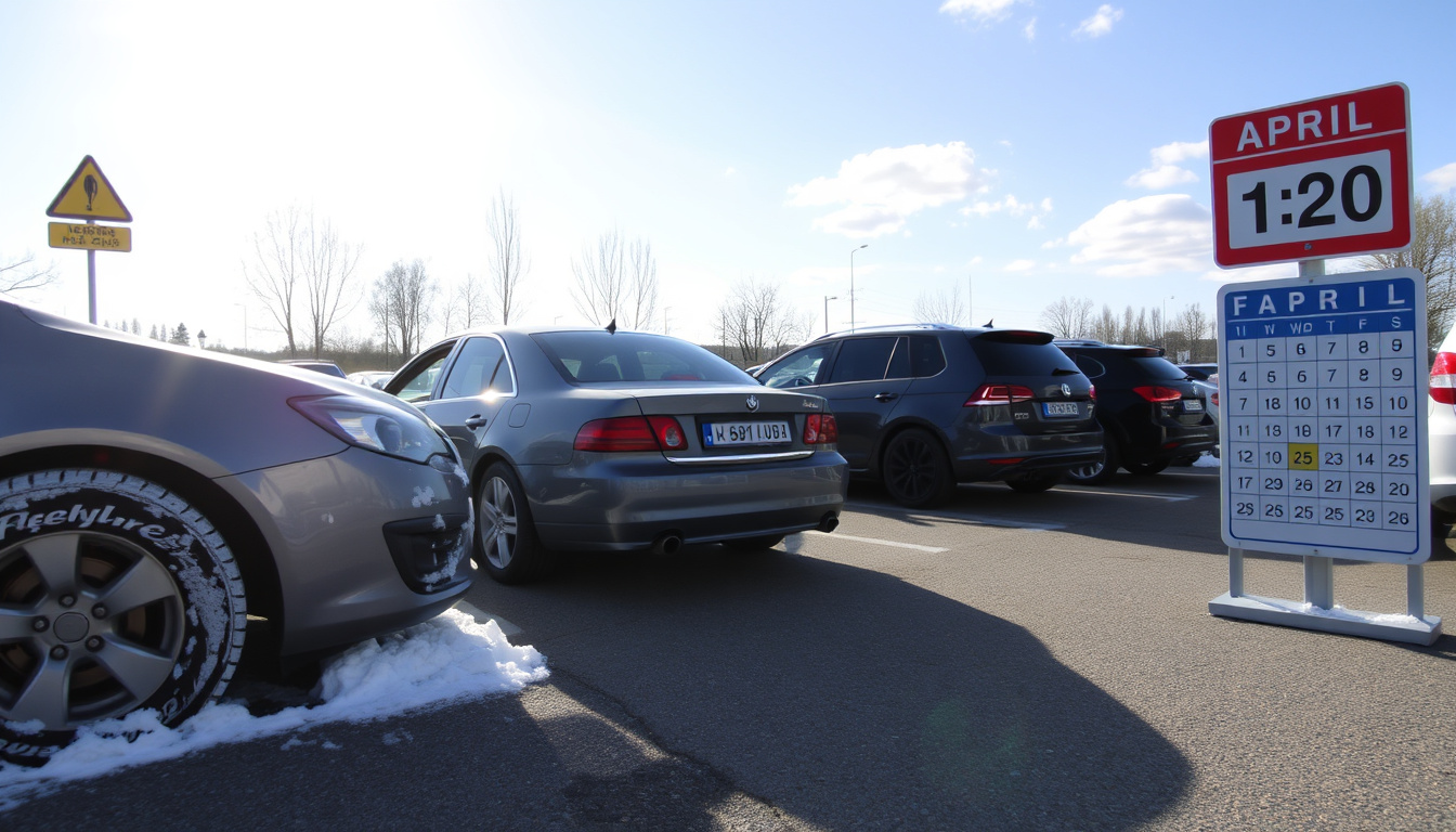 När ska vinterdäcken av – Lagkrav, datum och böter 2025