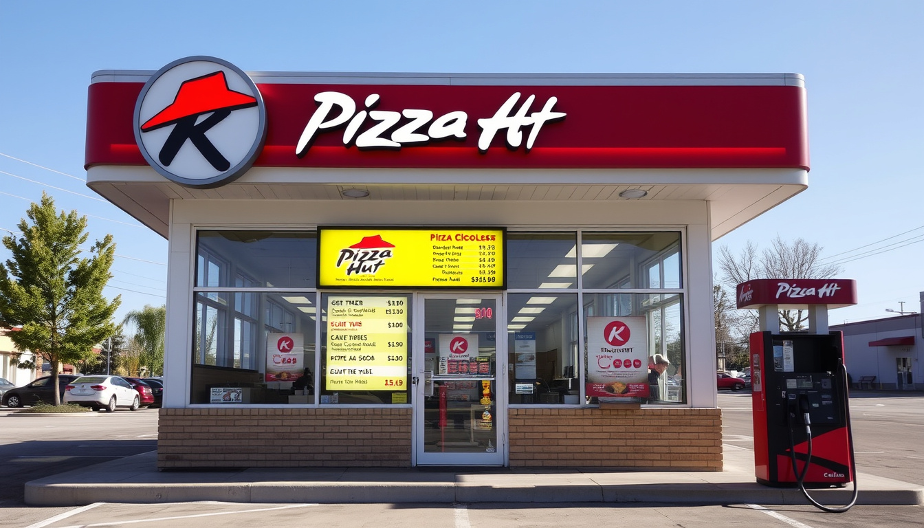 Pizza Hut på Circle K – priser, meny & erbjudanden